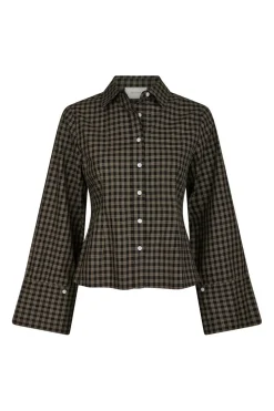 Discount Rosa Mini Check Shirt 167089 Bluser & Skjorter|Ammevenligt Tøj