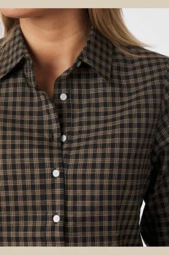 Discount Rosa Mini Check Shirt 167089 Bluser & Skjorter|Ammevenligt Tøj