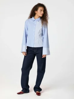 Neo Noir Bluser & Skjorter|Ammevenligt Tøj<Rosa Mix Stripe Shirt 164481