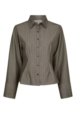 Best Rosa Pinstripe Melange Shirt 167016 Bluser & Skjorter|Ammevenligt Tøj