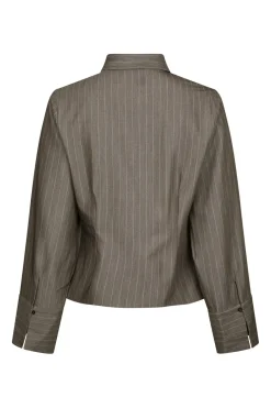 Best Rosa Pinstripe Melange Shirt 167016 Bluser & Skjorter|Ammevenligt Tøj