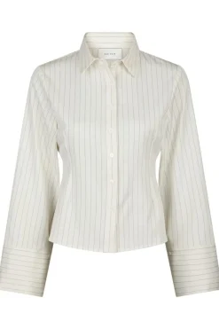 Online Rosa Pinstripe Shirt 163561 Bluser & Skjorter|Ammevenligt Tøj