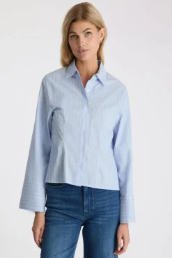 Neo Noir Bluser & Skjorter<Rosa Stripe Shirt