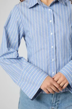 Hot Rosa Stripe Shirt 163139 Bluser & Skjorter|Ammevenligt Tøj