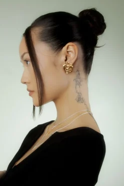 Jane Kønig Øreringe<Rose Earring