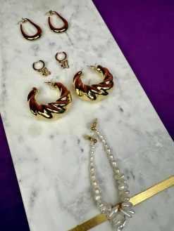 Mellow Moon Øreringe<Rose Earring