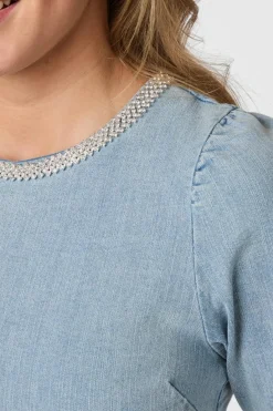 Clearance Rosia Denim Emb Top 165734 Bluser & Skjorter