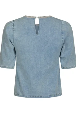 Clearance Rosia Denim Emb Top 165734 Bluser & Skjorter