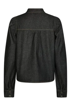 Neo Noir Bluser & Skjorter<Rosslyn Denim Blouse 164285