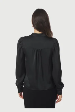 Neo Noir Bluser & Skjorter<Rosslyn Heavy Sateen Blouse 163769