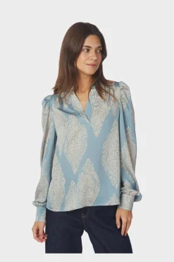 Neo Noir Bluser & Skjorter<Rosslyn Paisley Drop Blouse 163976