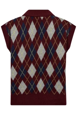 Co´Couture Veste<Rowcc Check Vest 32213