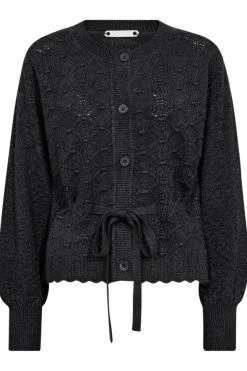 Co´Couture Cardigans|Ammevenligt Tøj<Rowcc Pointelle Tie Cardigan 32241