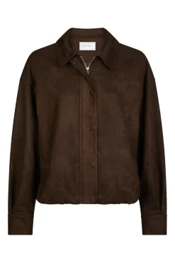 Outlet Rubby Faux Suede Jacket 166554 Overtøj & Jakker