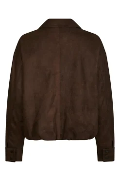 Outlet Rubby Faux Suede Jacket 166554 Overtøj & Jakker