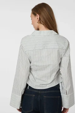 Best Rudy Stripe Shirt 166238 Bluser & Skjorter|Ammevenligt Tøj