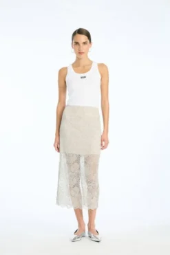 Hot Ruffle Hem Tank Top 115281400 T-Shirts & Toppe