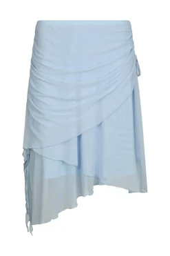 Sale Saffron Asymmetric Mesh Skirt 165642 Sæt 🛍️|Nederdele
