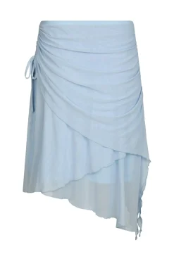 Sale Saffron Asymmetric Mesh Skirt 165642 Sæt 🛍️|Nederdele