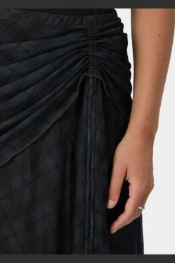 Online Saffron Check Mesh Skirt 167206 Sæt 🛍️|Nederdele