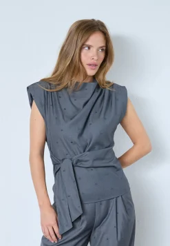 Co´Couture Sæt 🛍️|T-Shirts & Toppe<Sagacc Pleat Top 35760