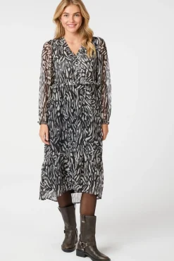 Neo Noir Kjoler<Saia Abstract Leo Dress 164414