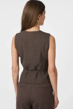 Neo Noir Veste<Samara Melange Waistcoat 165293