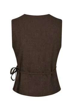 Neo Noir Veste<Samara Melange Waistcoat 165293