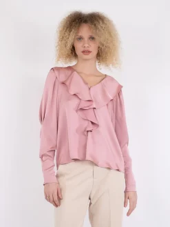 Discount Sandie Sateen Blouse Bluser & Skjorter