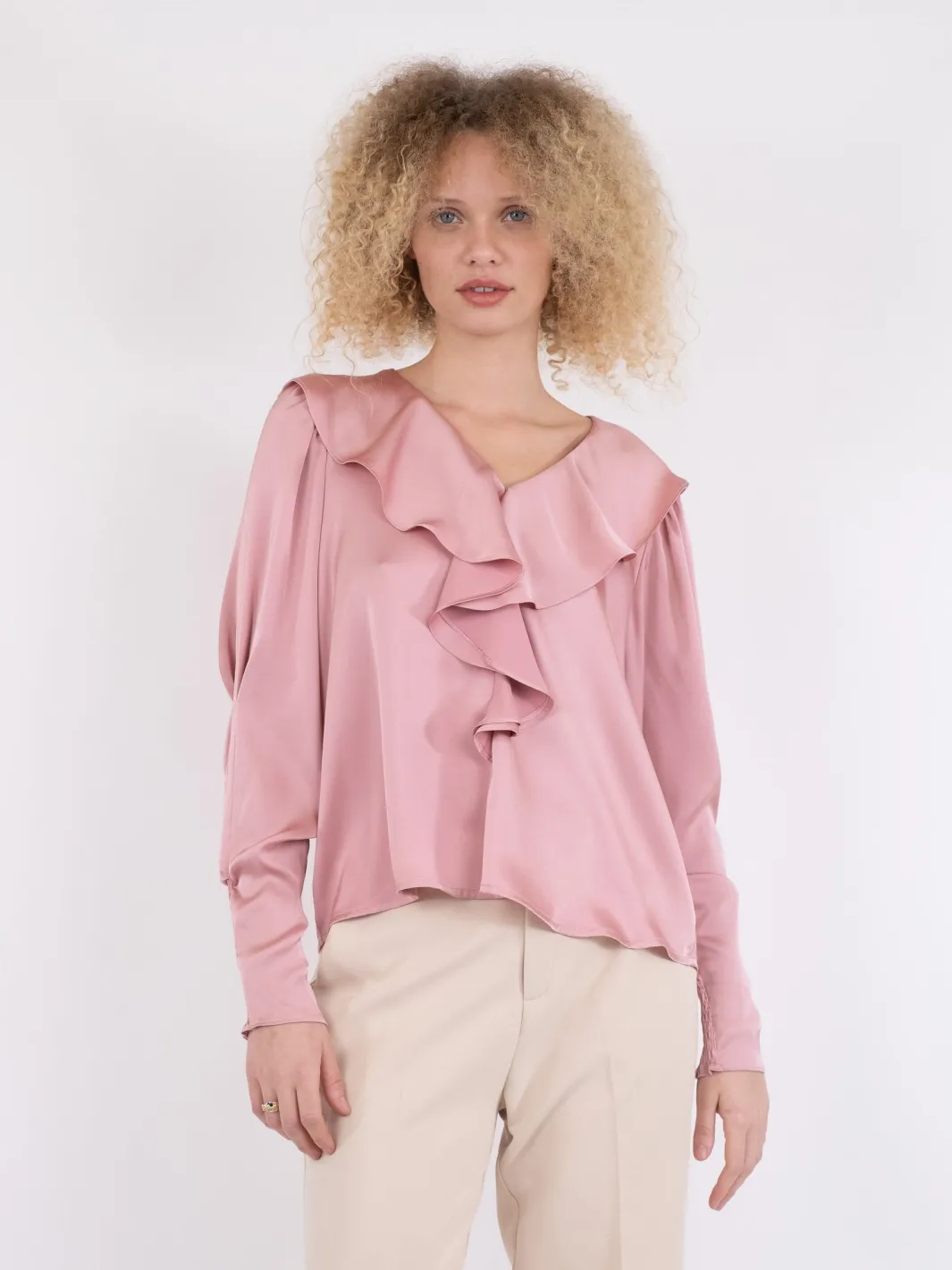 Discount Sandie Sateen Blouse Bluser & Skjorter