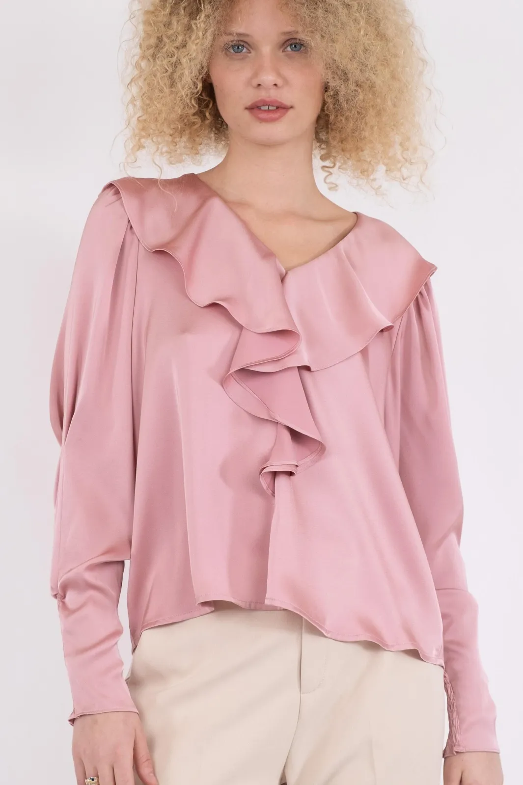 Discount Sandie Sateen Blouse Bluser & Skjorter