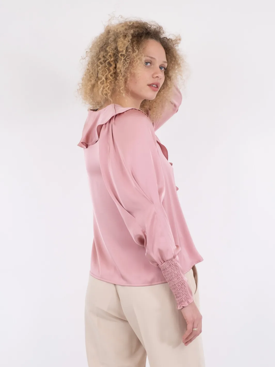 Discount Sandie Sateen Blouse Bluser & Skjorter