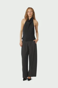 Neo Noir T-Shirts & Toppe<Sania Heavy Satin Top 167109