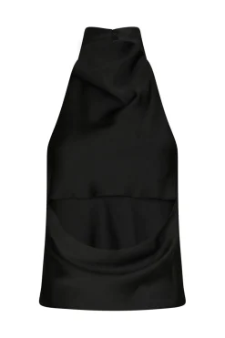 Neo Noir T-Shirts & Toppe<Sania Heavy Satin Top 167109
