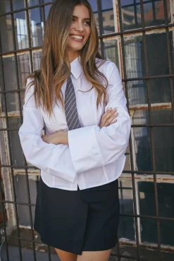 Best Sannacc Bell Sleeve Shirt 35903 Bluser & Skjorter|Ammevenligt Tøj