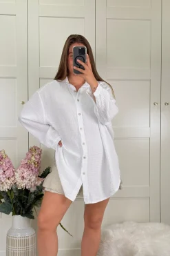 New Sara shirt Skjorte Bluser & Skjorter