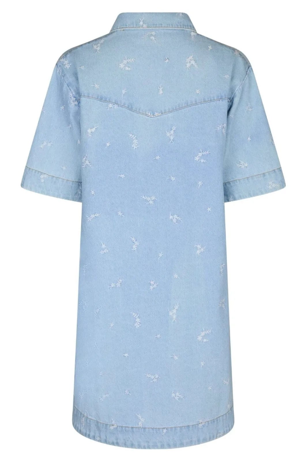 Clearance Saras Denim Emb Dress 166045 Kjoler