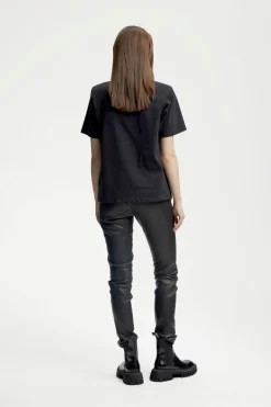 Online SashaGZ HW leather legging NOOS Bukser, Jeans & Leggings