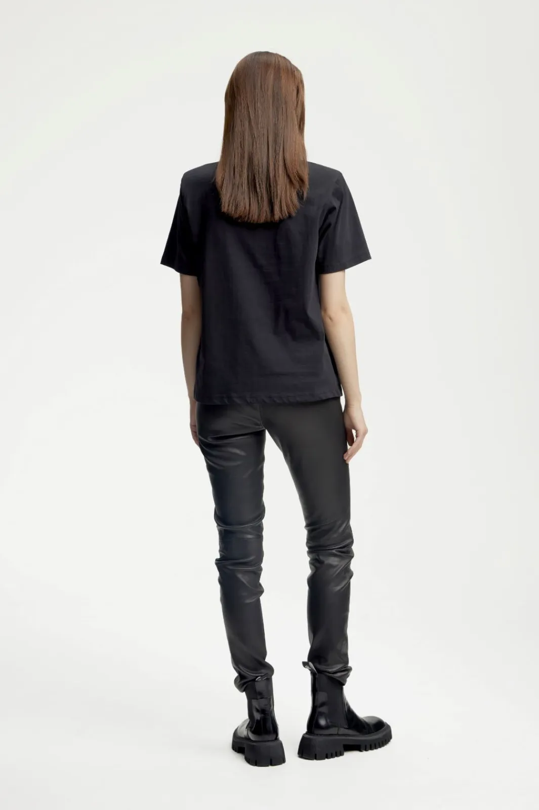 Online SashaGZ HW leather legging NOOS Bukser, Jeans & Leggings