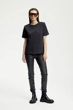 Online SashaGZ HW leather legging NOOS Bukser, Jeans & Leggings