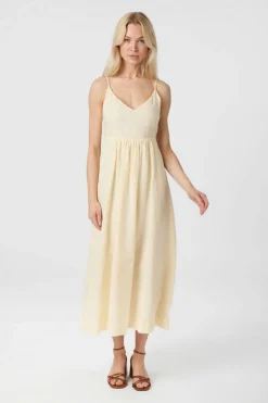 Neo Noir Kjoler<Savani Long Linen Dress 165480