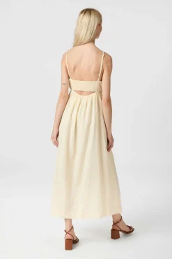 Neo Noir Kjoler<Savani Long Linen Dress 165480