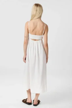 Hot Savani Long Linen Dress 165480 Kjoler