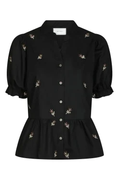 Neo Noir Bluser & Skjorter|Ammevenligt Tøj<Savy Flower Emb Blouse 166791