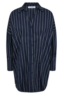 Co´Couture Bluser & Skjorter|Ammevenligt Tøj<Sebicc Stripe Pleat Shirt 35625