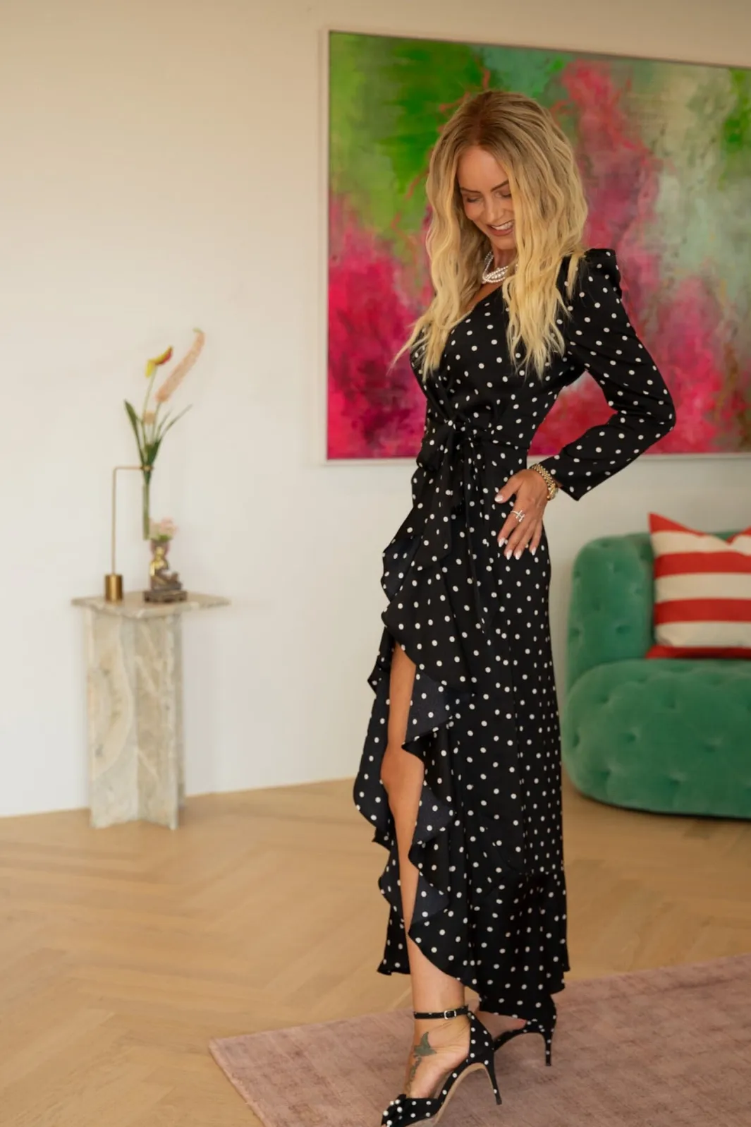 Online Senorita Dot Dress 167300 Kjoler