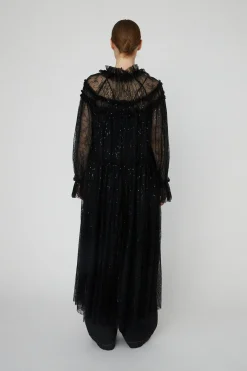 Stella Nova Kjoler<Sheer Lace Maxi Cape Dressls54-4306