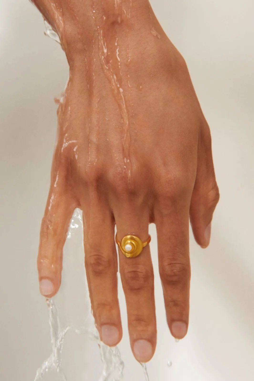 Hot Shell Flower Ring Ringe