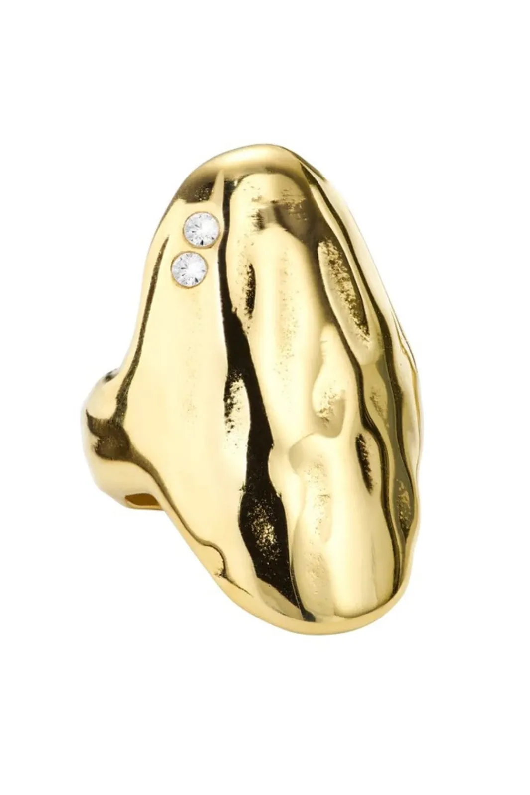Jane Kønig Ringe<Shield Ring With Stones KKSRWS-XJK25-G