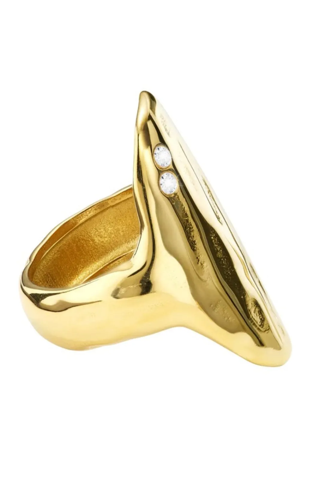 Jane Kønig Ringe<Shield Ring With Stones KKSRWS-XJK25-G